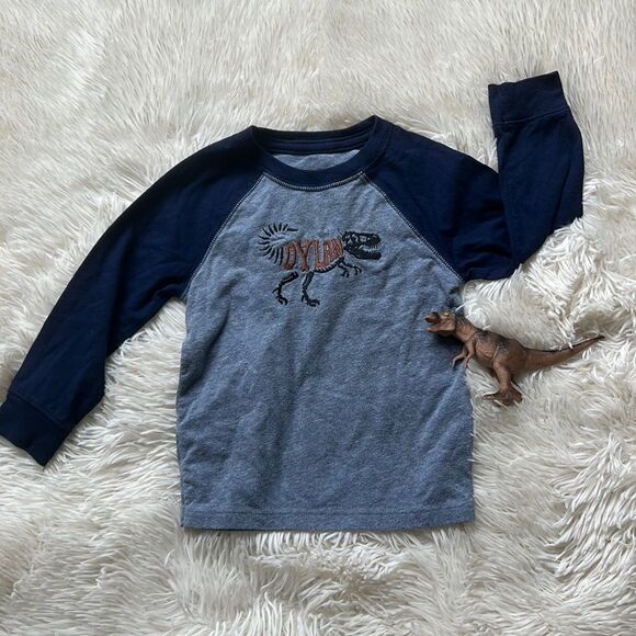 Handmade Embroidered Dylan Dinosaur Cat & Jack Tee Tshirt Top 18 months & 2T - Picture 5 of 8